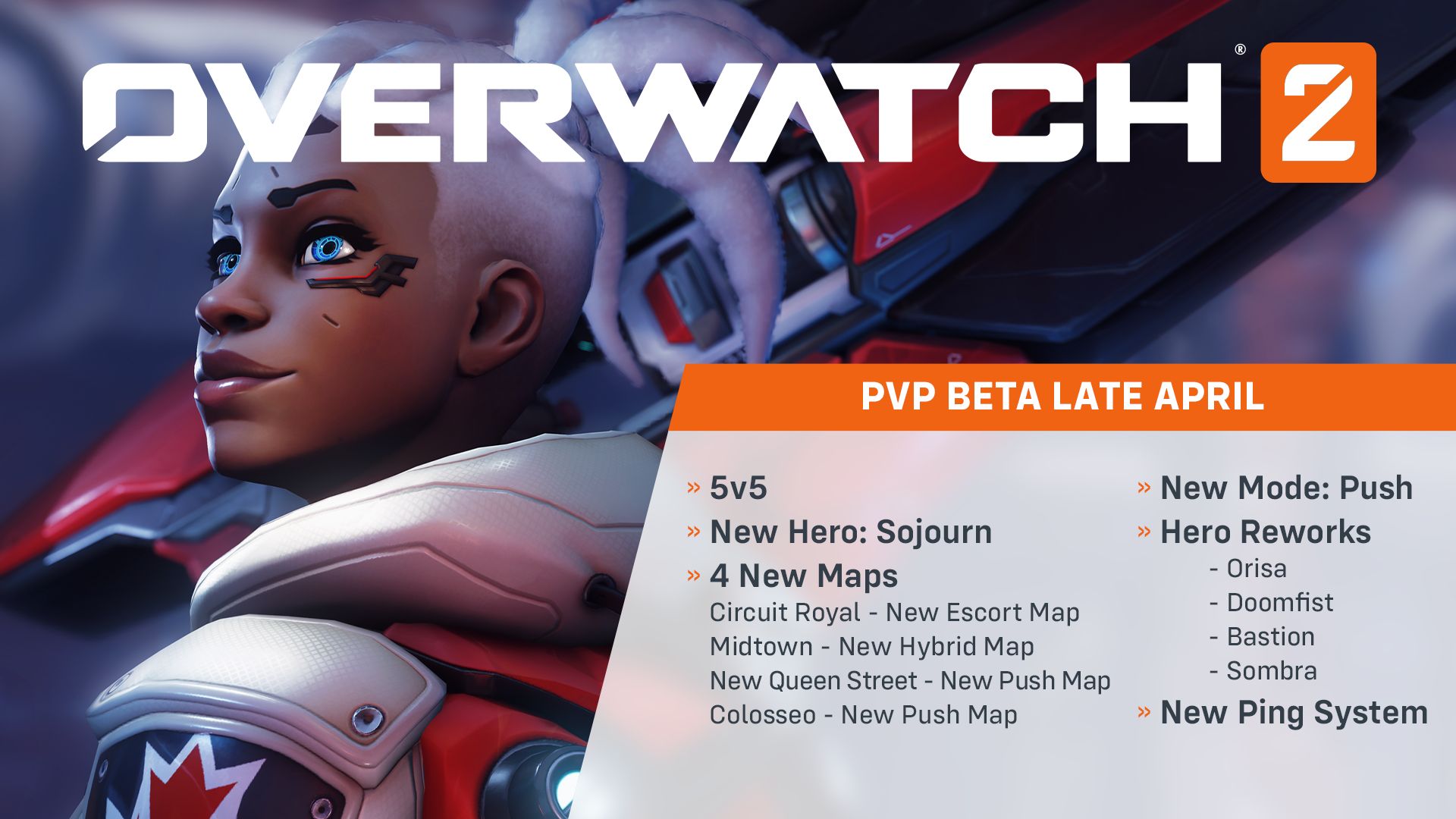 Overwatch 2 is getting a closed PvP beta in late April PvP and PvE experiences will be released separately - 26
