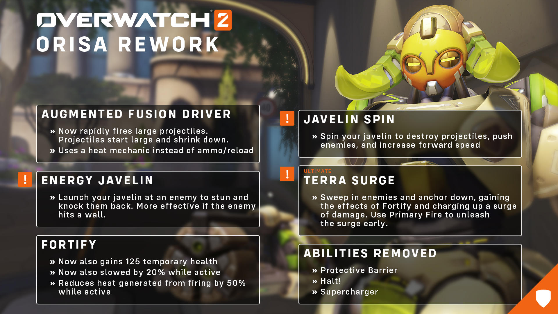 Doomfist and Orisa getting considerable reworks in Overwatch 2 and changes are coming to two other heroes - 16