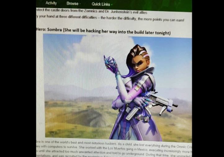 Image for Overwatch: did this weekend's leak give us our first look at new hero Sombra?