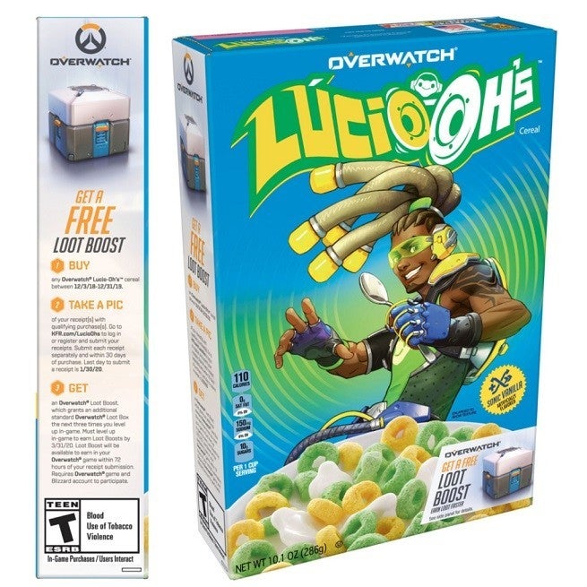 Image for Overwatch's Lucio is getting his own brand of cereal called Luci-oh's