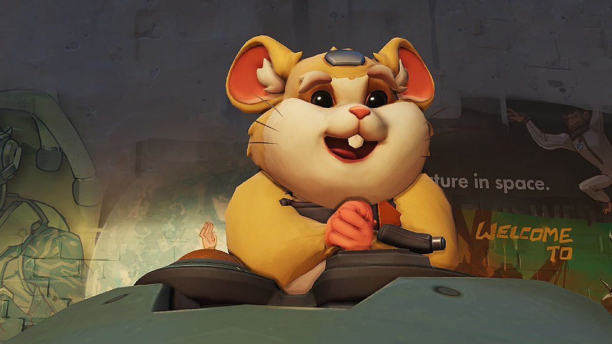 Image for Someone discovered an adorable Hammond Easter egg in Overwatch