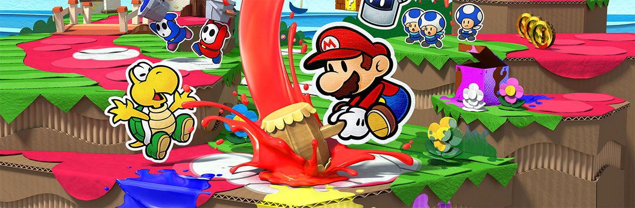 Image for Paper Mario: Color Splash Wii U Review: Flinging Hue, Throwing Shade