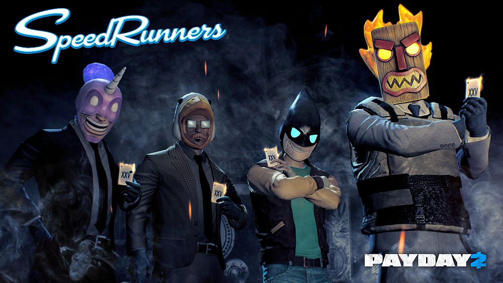 Image for PayDay 2 and Speedrunners mask and character packs out now