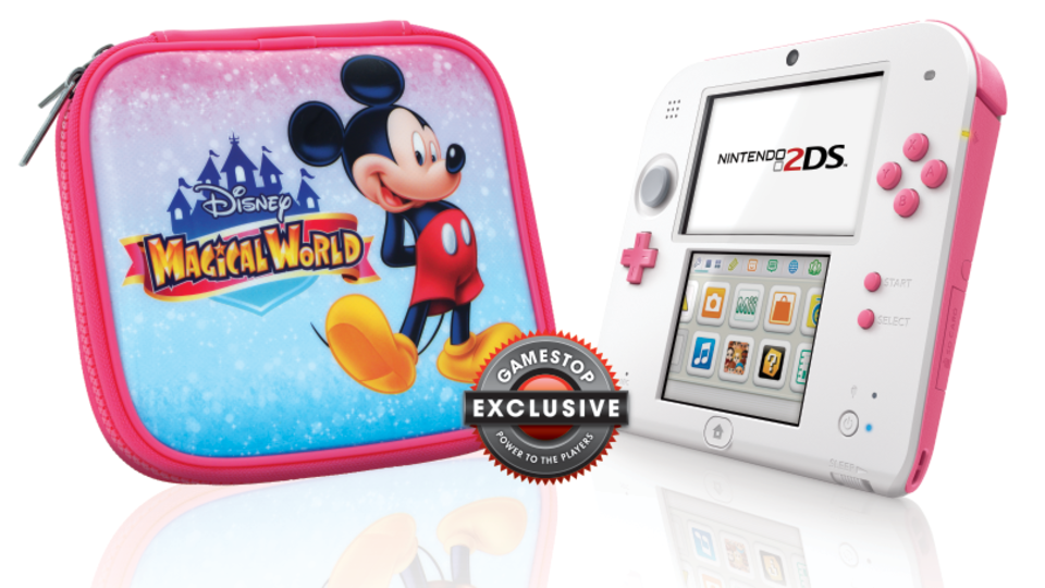 Image for 2DS in peachy-pink available for pre-order exclusively at GameStop