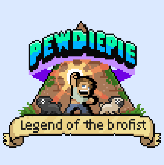 Image for PewDiePie's video game is officially Legend of the Brofist