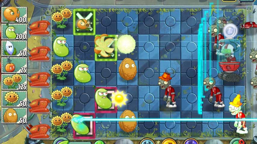 Image for Plants vs Zombies 2 Far Future update brings eight plants, ten zombies, map and more