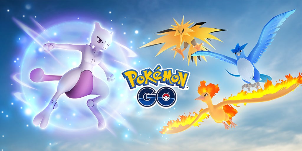 Image for Pokemon Go: Mewtwo joins regular raid battles alongside Articuno, Zapdos and Moltres