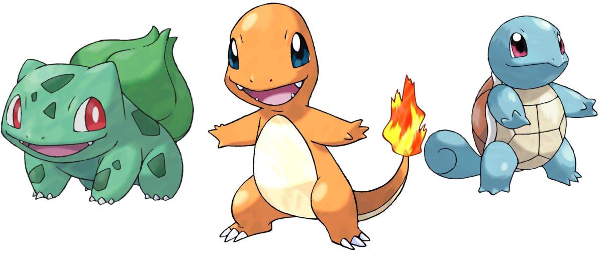 Pokemon Let�s Go how to catch Charmander, Bulbasaur and Squirtle in