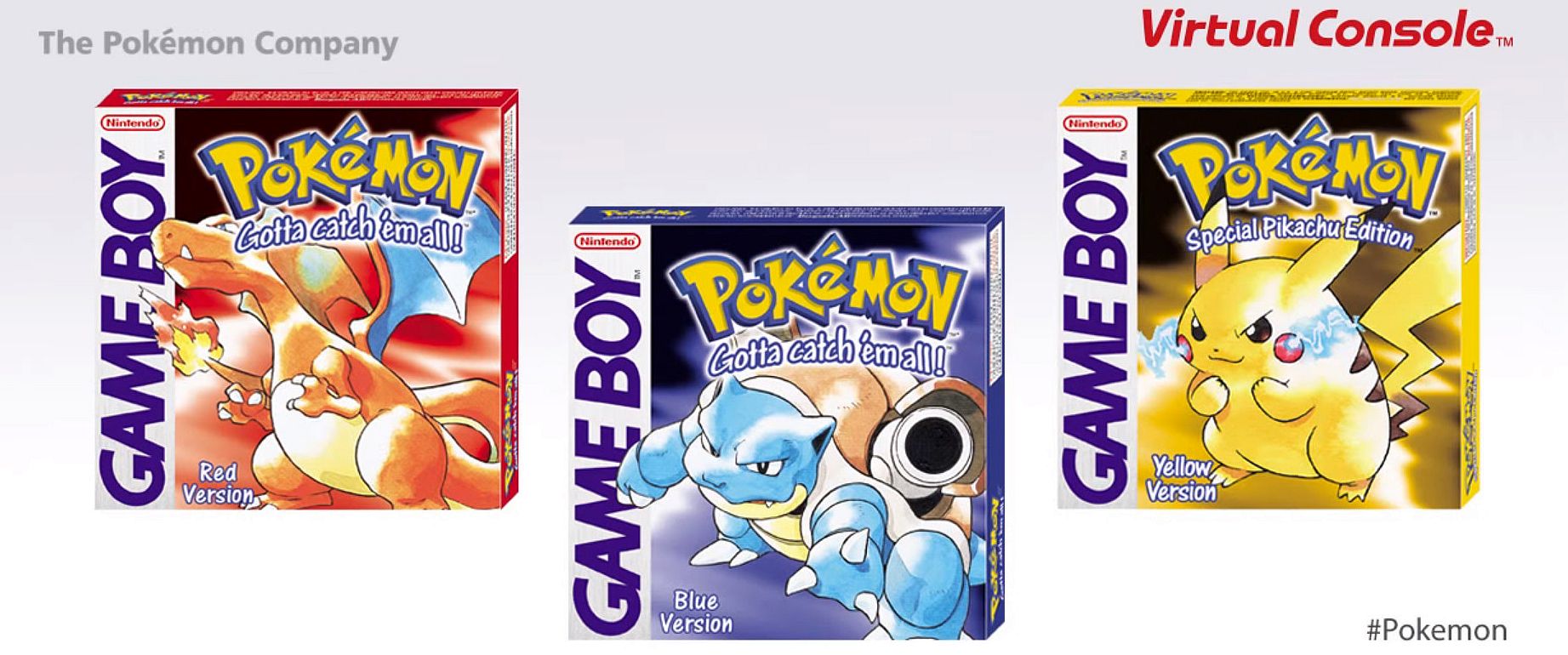Image for Pokemon Red, Blue and Yellow feature Pokemon Bank functionality