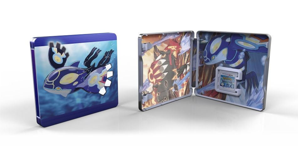 Image for These lovely Pokemon Omega Ruby & Alpha Sapphire steelbooks are for the UK 