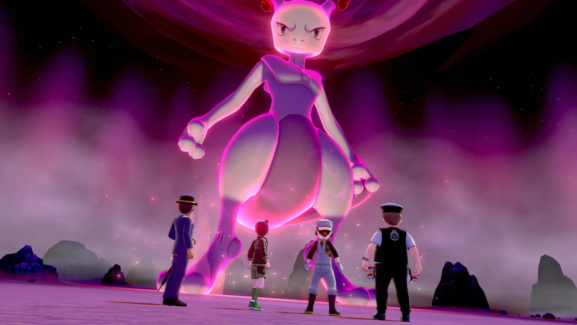 Image for Mewtwo, Bulbasaur, Charmander and Squirtle are currently appearing in Pokemon Sword & Shield raid battles