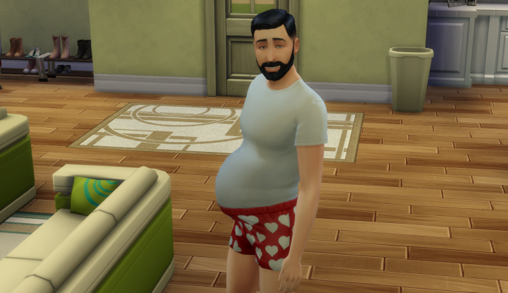 Sims Gurus Patch Out Pregnant Men | Vg247