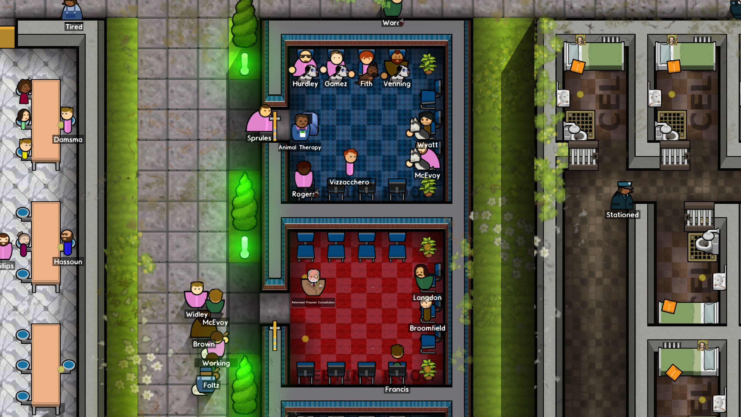 prison architect prisons are not signed