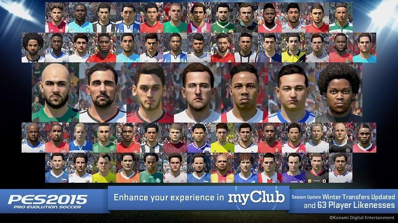 Image for PES 2015 Data Pack 4 coming next week with Winter Transfers, new faces 