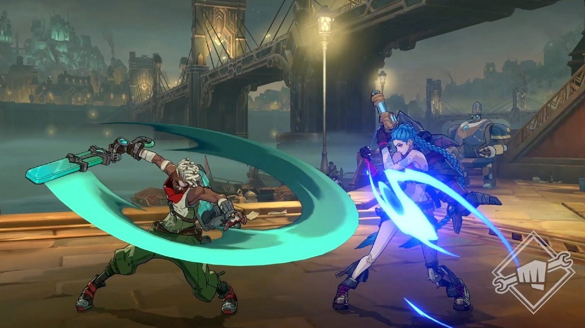 Ekko and Jinx fighting in early Project L footage