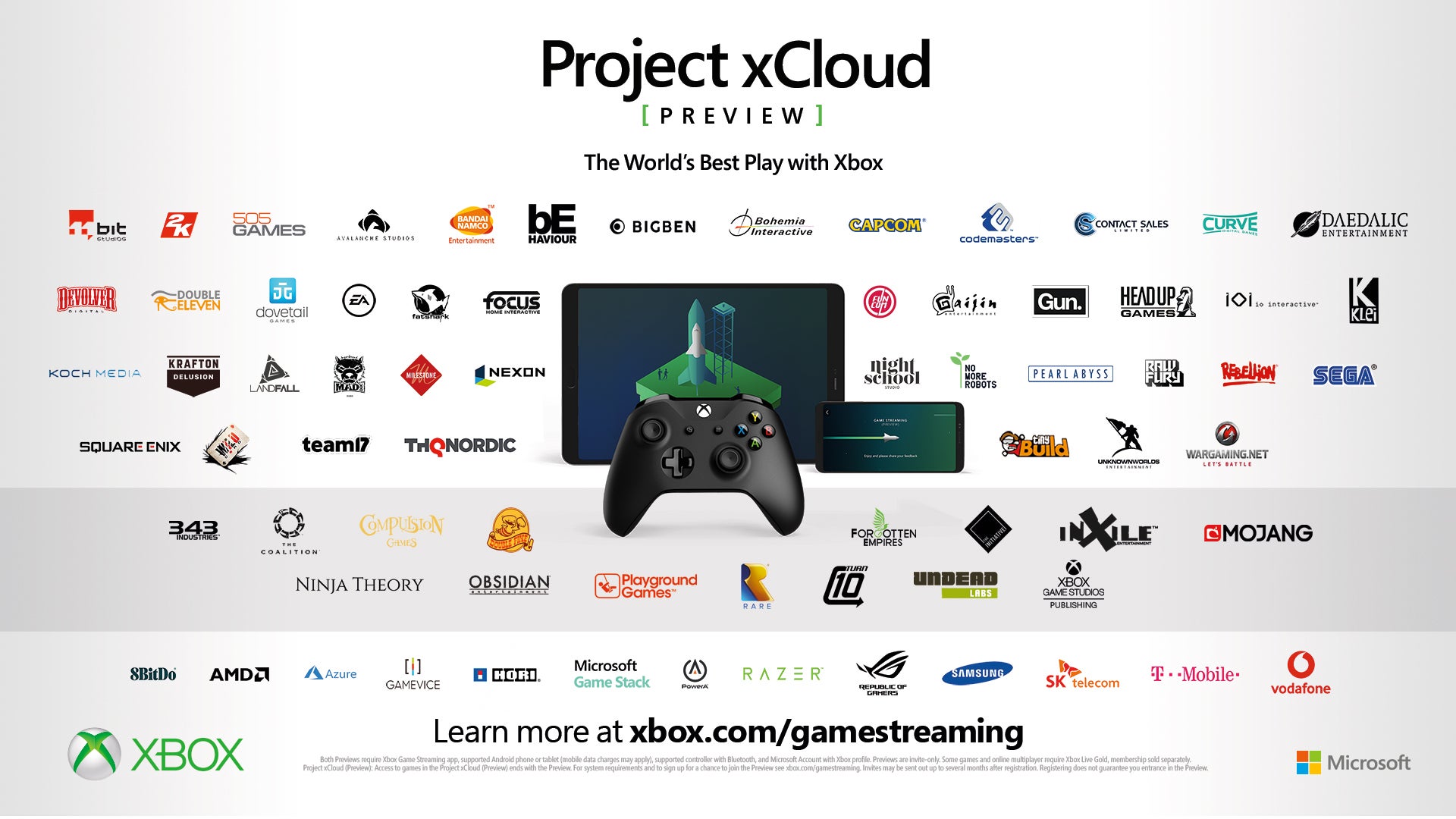 Image for Project xCloud Preview: 50 new games added, coming to PC in 2020, will support DualShock controller