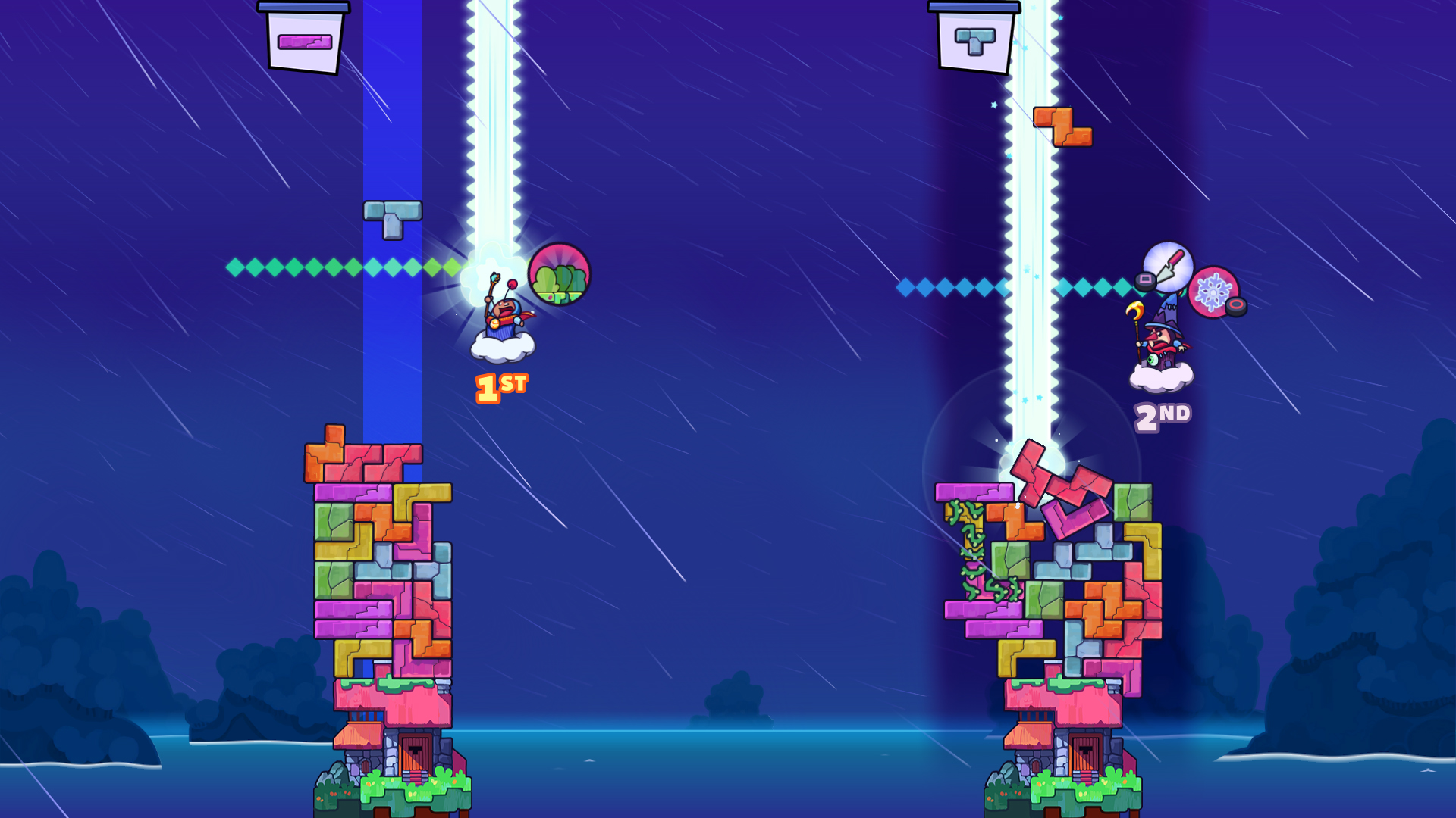 Tricky Towers PS4 Review: Competitive Tower Building with Tetrads | VG247