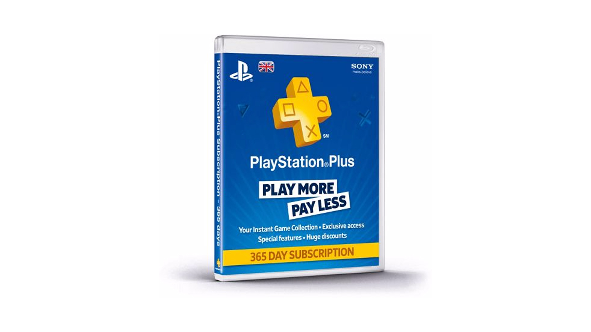 sony playstation plus 365 day subscription