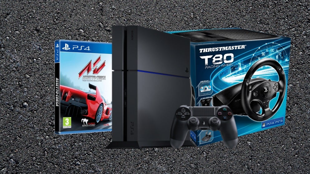 Image for WIN! A PS4, Thrustmaster T80 steering wheel and Assetto Corsa