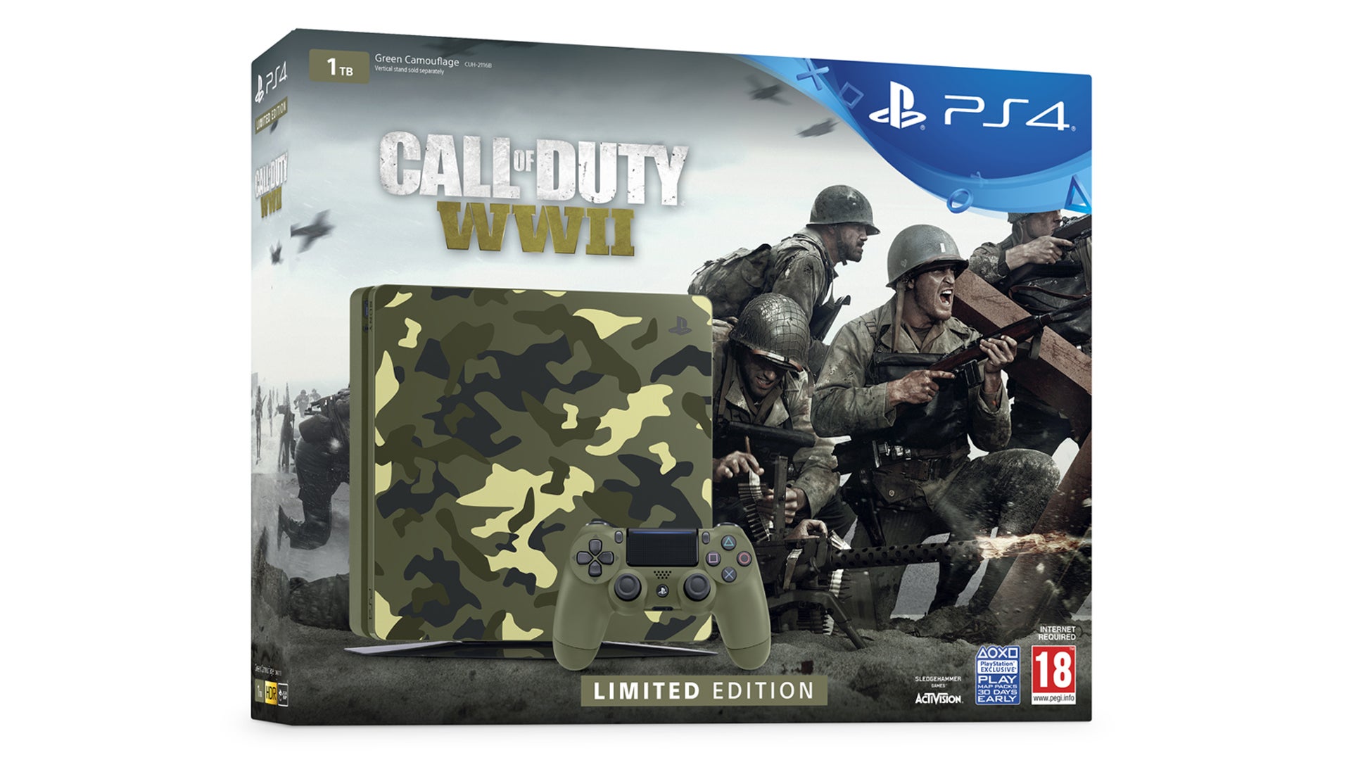 Image for Limited Edition Call of Duty WW2 PS4 console available to pre-order in the UK