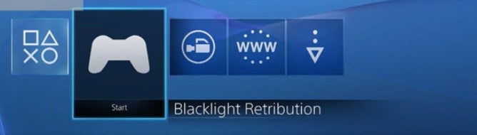 Image for PS4 dev kit interface shown during Blacklight: Retribution demo