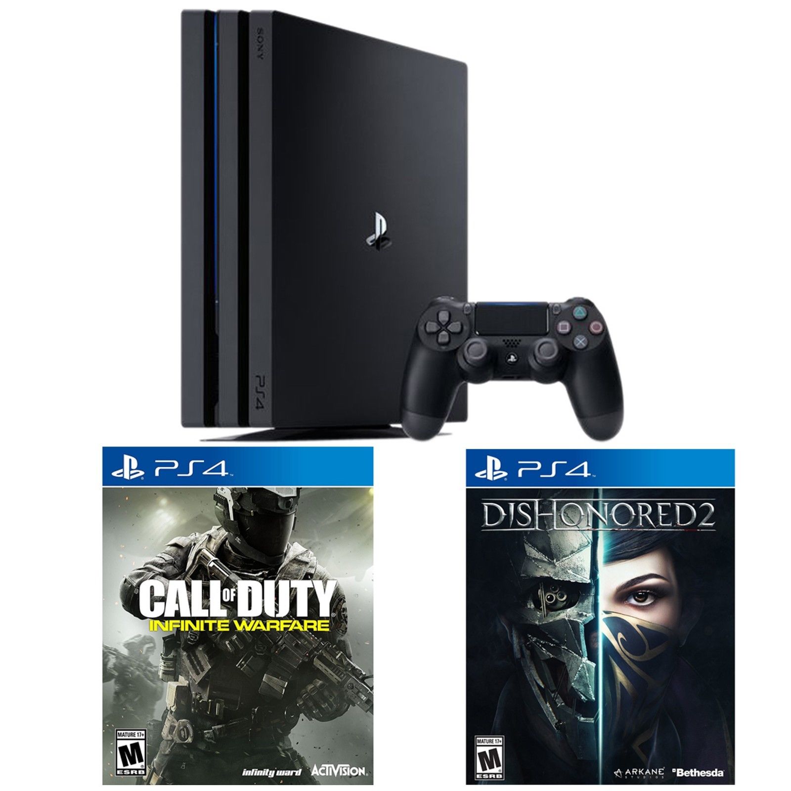 Image for Get a PS4 Pro with Call of Duty: Infinite Warfare and Dishonored 2 for $400