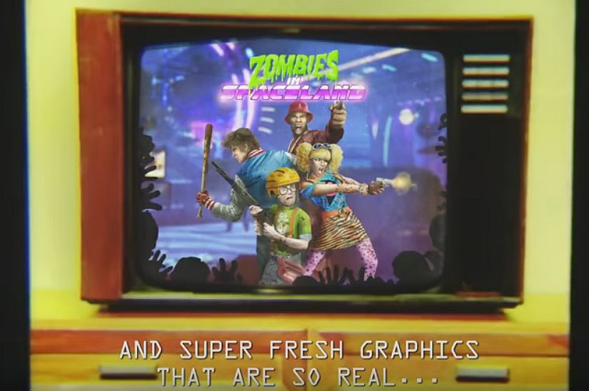 Image for PlayStation 4 Pro Zombies in Spaceland video reminds us all how horrible hairstyles were in the 80s