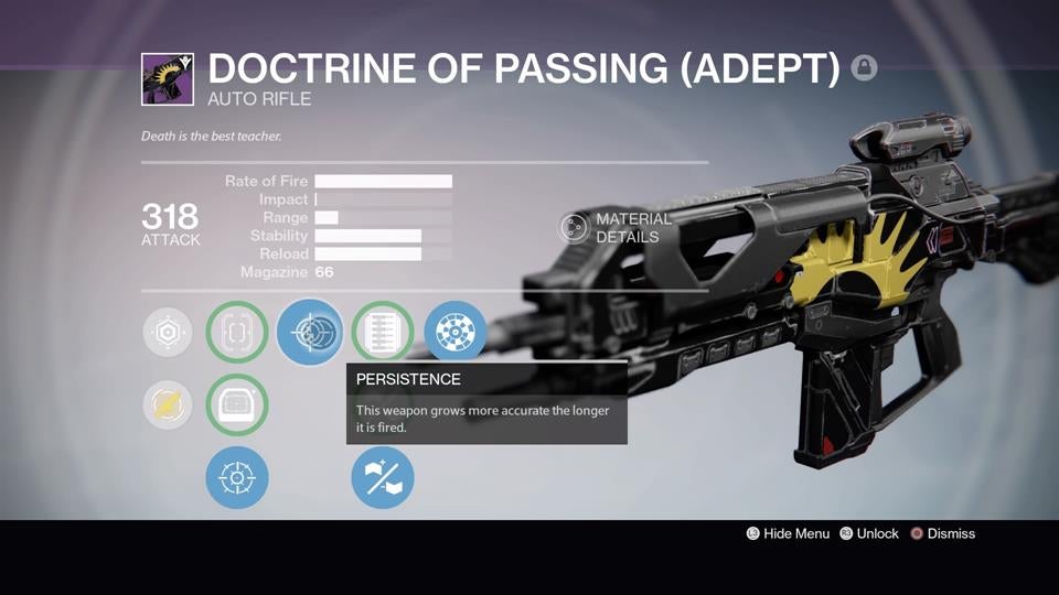 Image for Destiny: Doctrine of Passing is the Crucible's new essential weapon