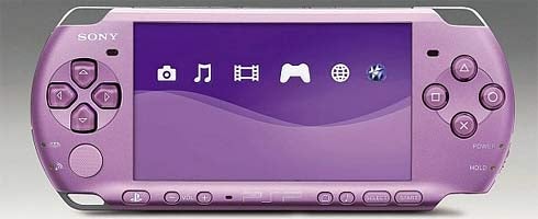 Image for Hannah Montana lilac PSP shown
