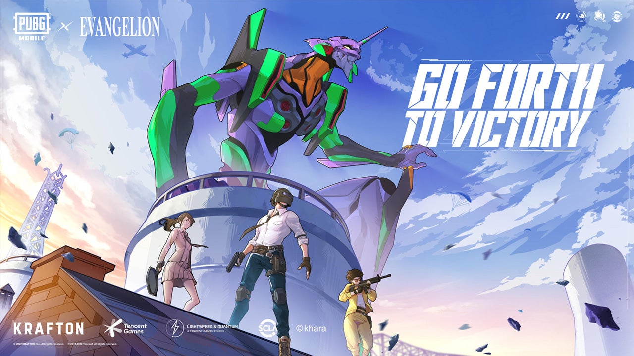 Image for PUBG Mobile's current weird crossover is with 90s mecha anime Neon Genesis Evangelion