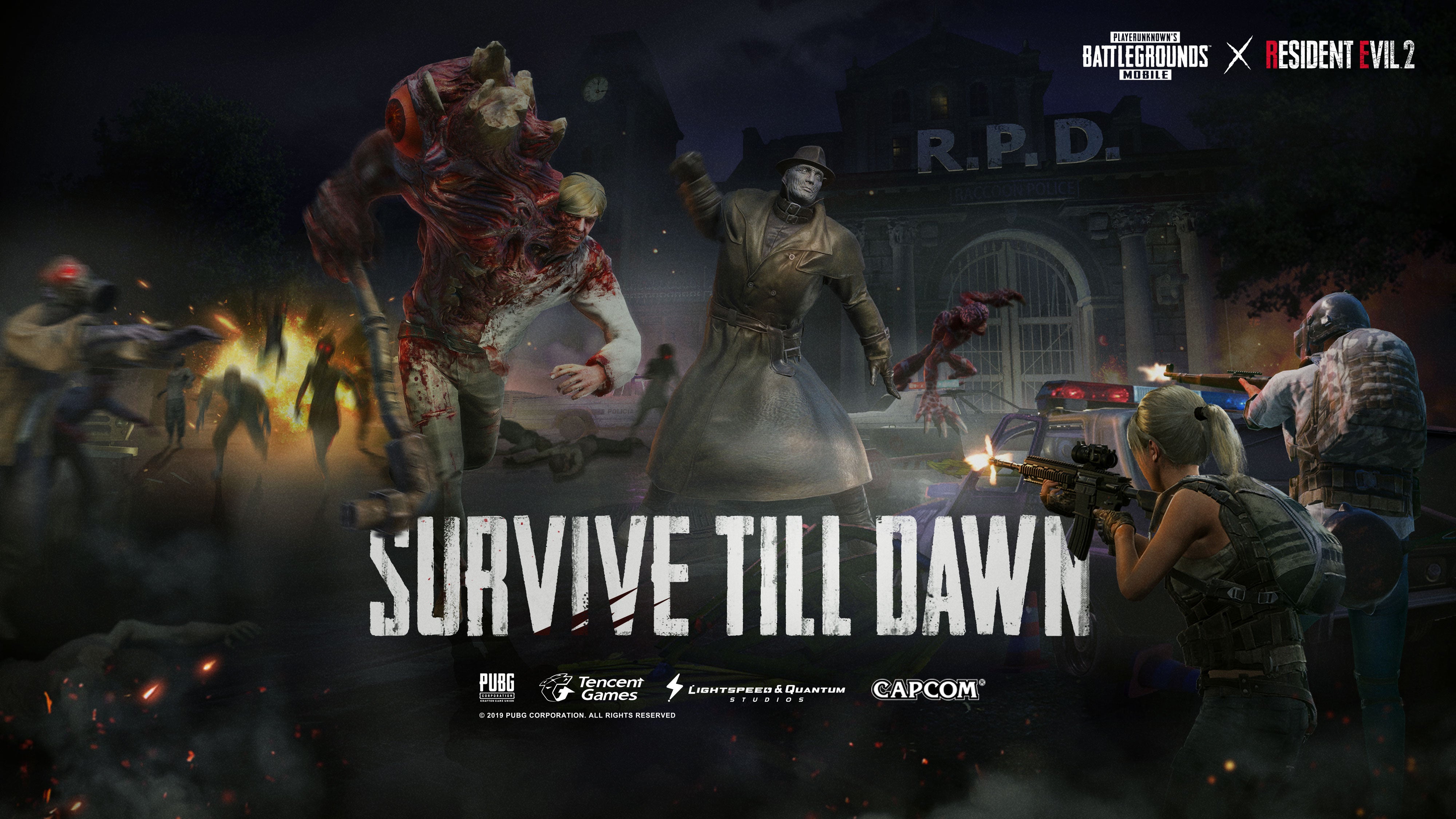 Image for PUBG Mobile x Resident Evil 2 cross-over event mode is live