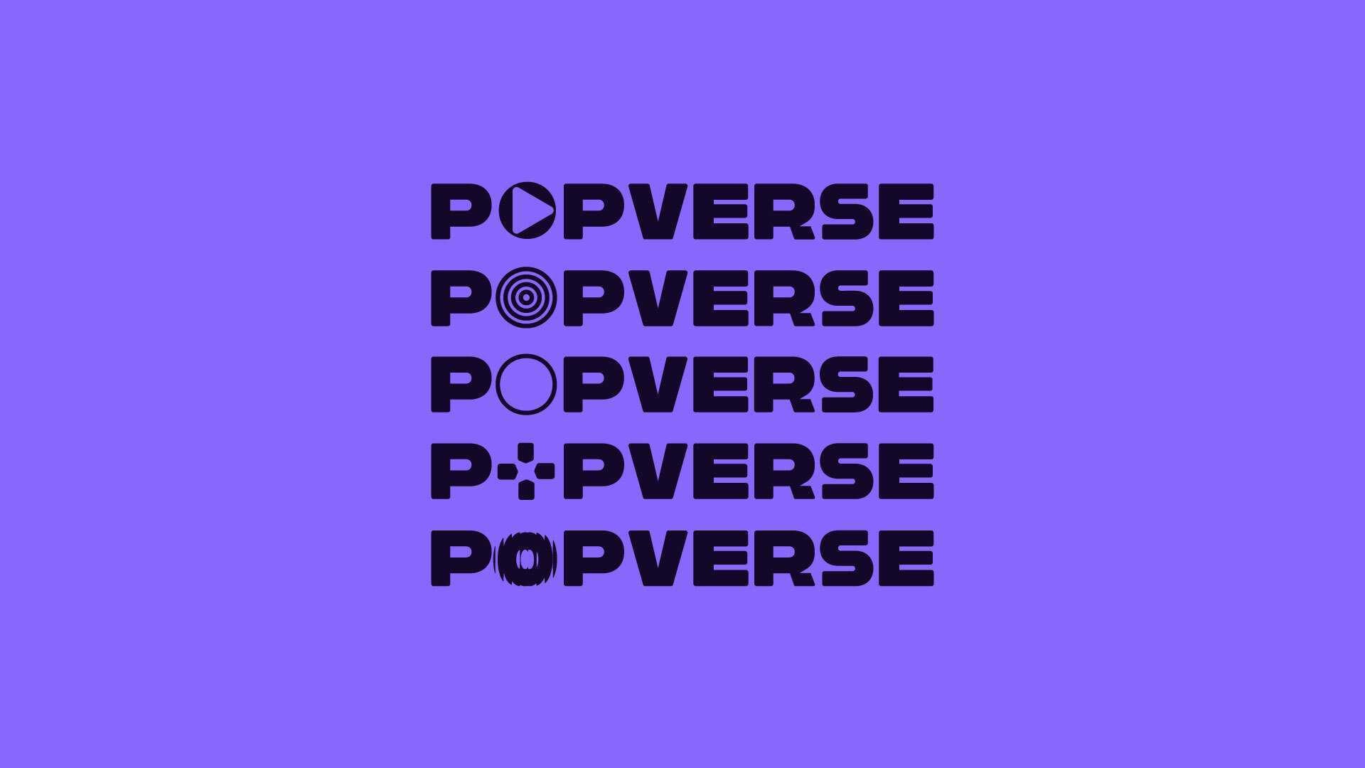 the Popverse logo repeated