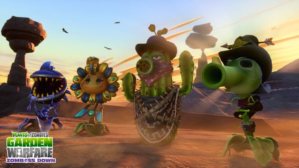 Image for Plants vs Zombies: Garden Warfare's free Wild West in Zomboss Down game pack now available 