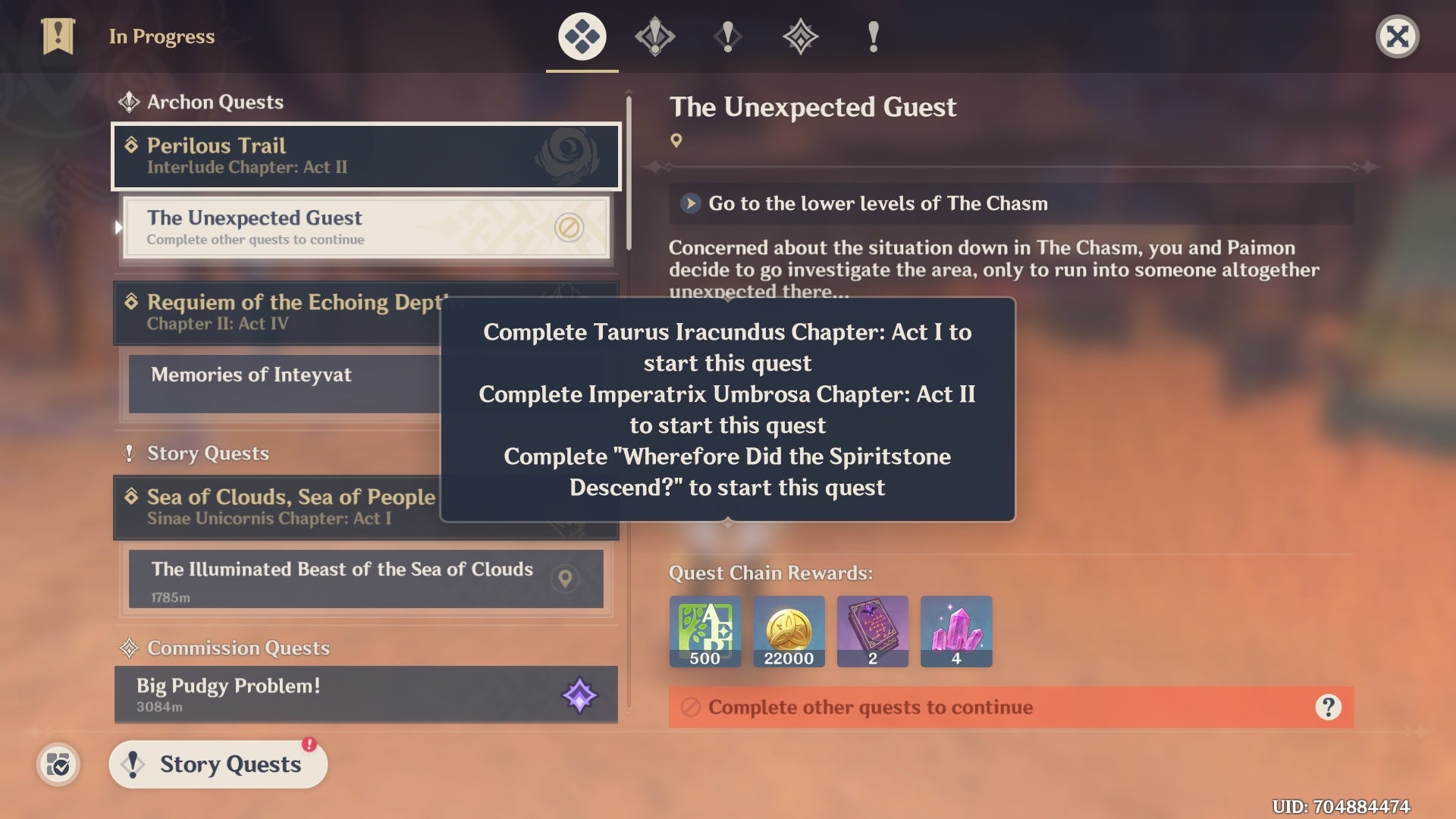 Genshin Impact 2 7  How to unlock Unexpected Guest quest - 52