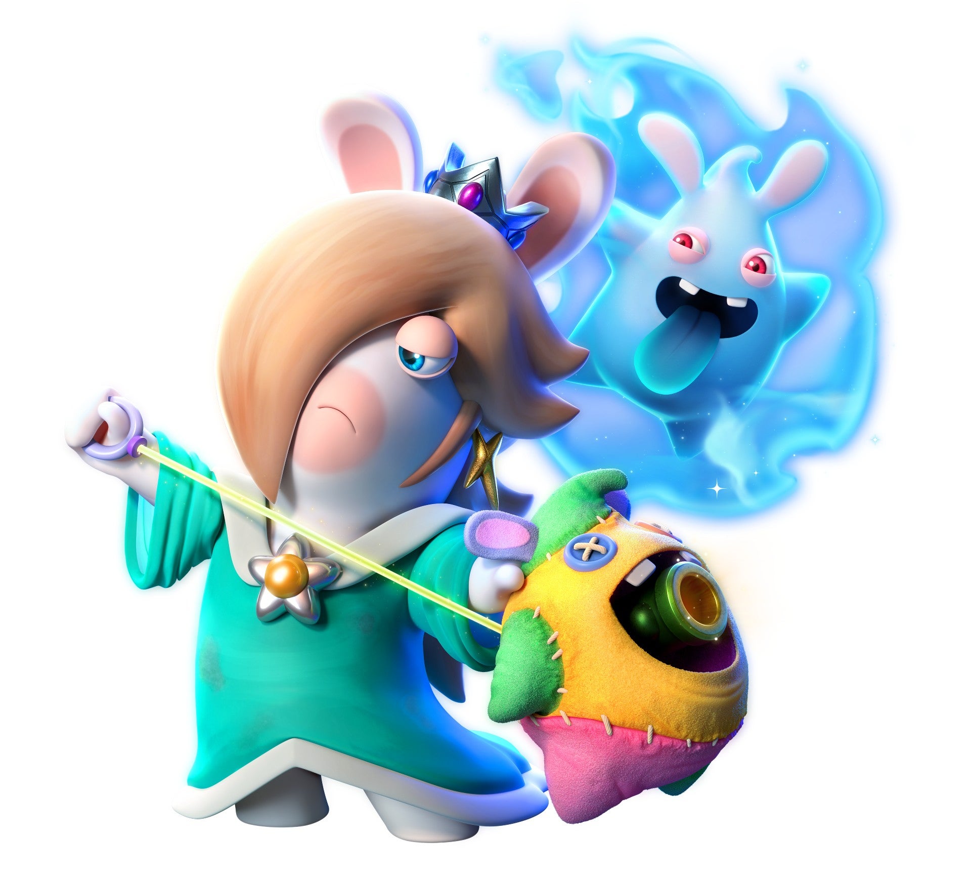 Rosalina and her spark in Mario + Rabbids Sparks of Hope.
