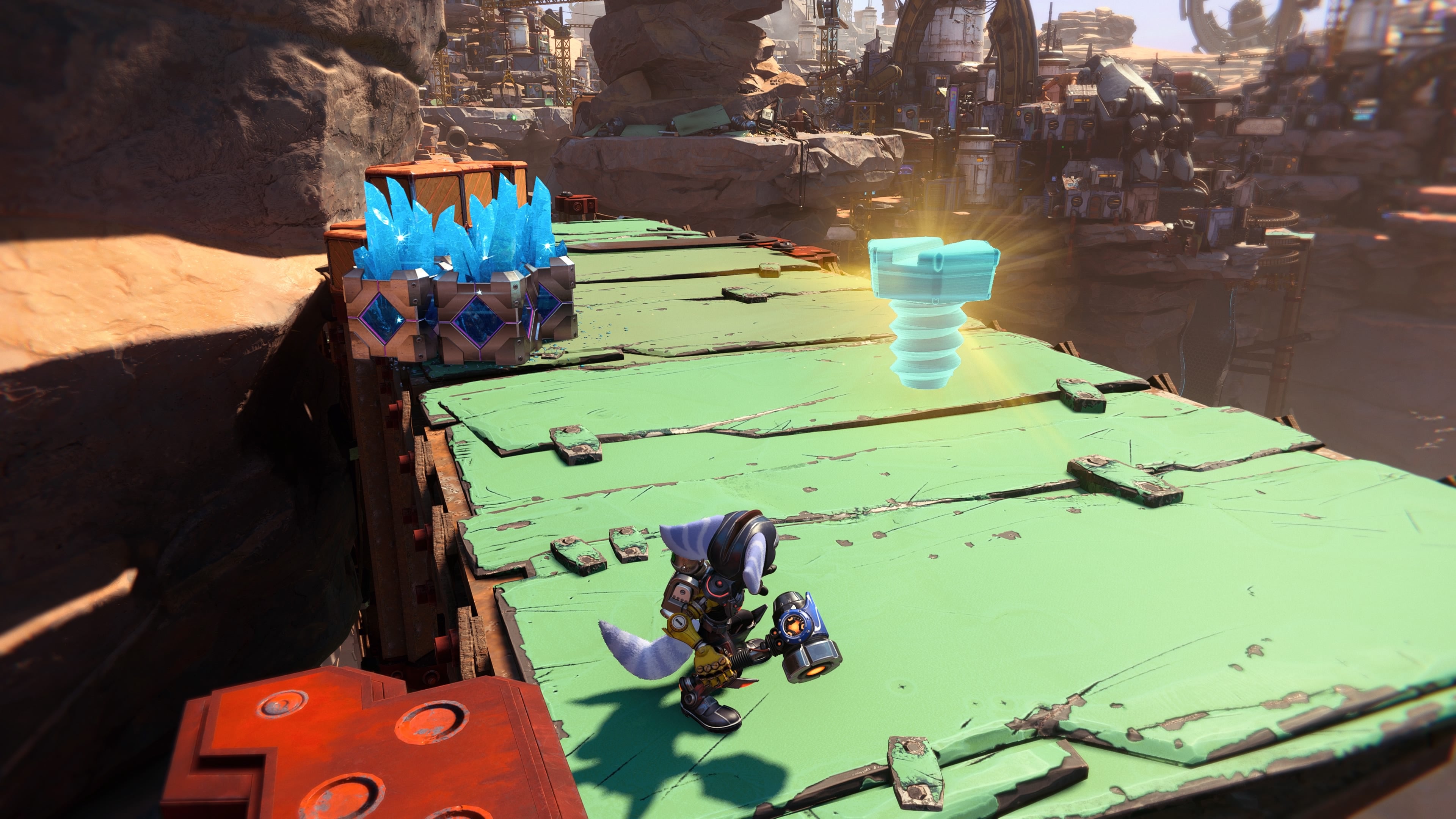 Image for Ratchet and Clank: Rift Apart Gold Bolt Locations | What Cheats do Gold Bolts Unlock