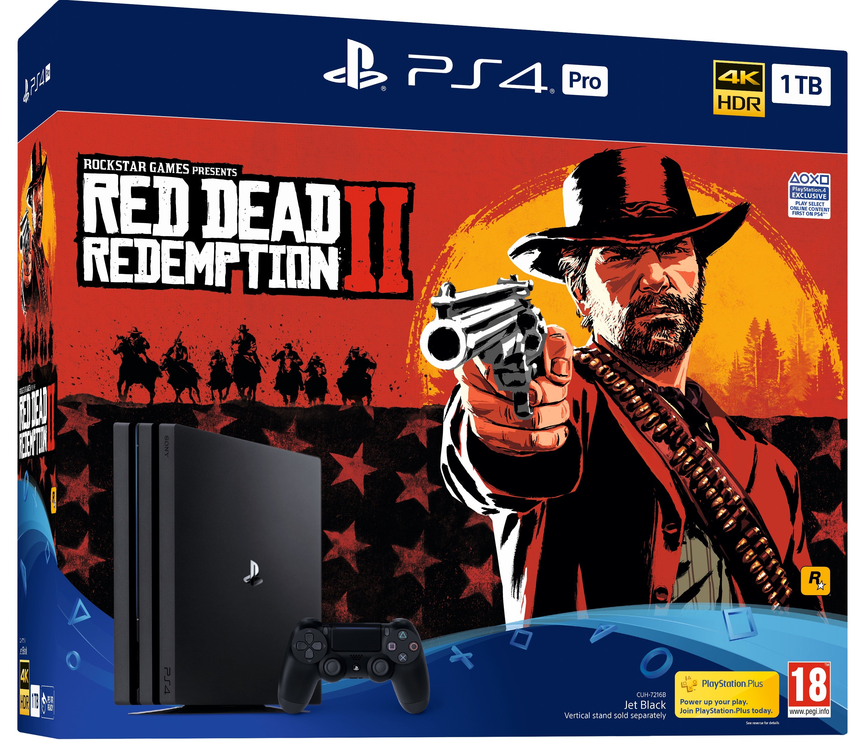 Image for Red Dead Redemption 2 PS4 Pro bundle reveals game size