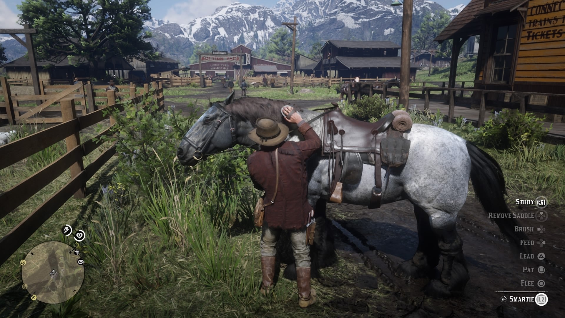 Red Dead 2: How to brush your horse |