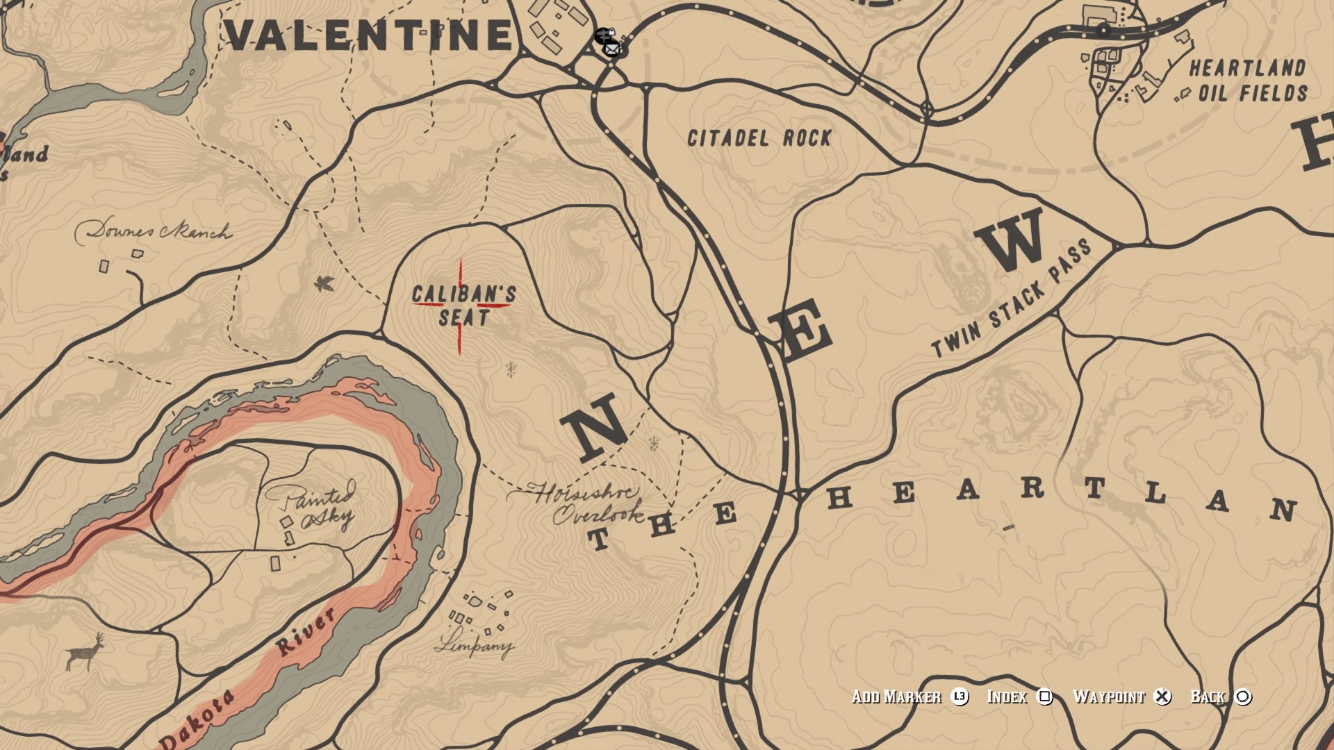 red dead redemption 1 map