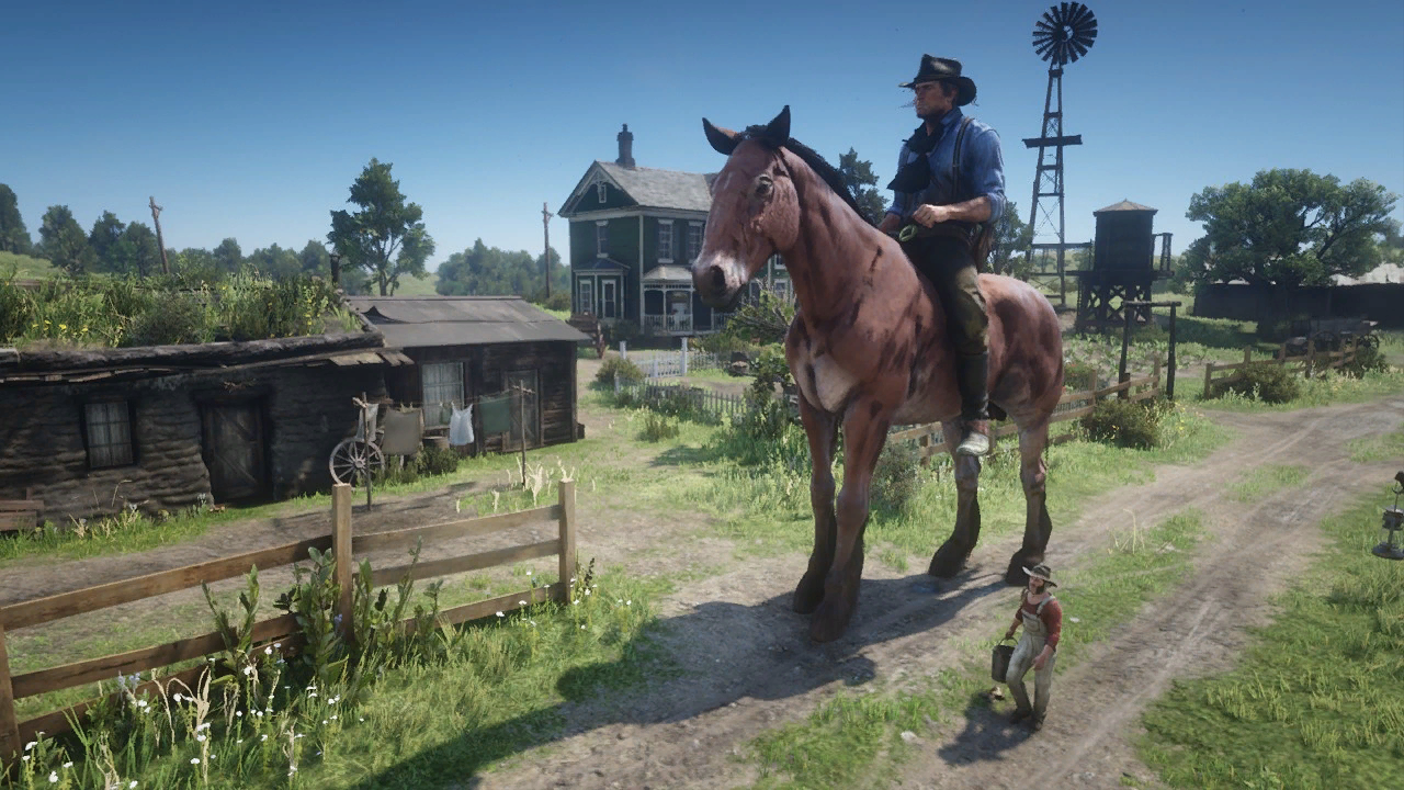 Image for Become a giant or tiny cowboy with this Red Dead Redemption 2 PC mod