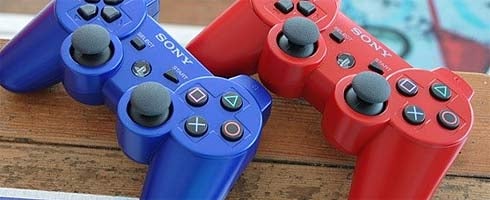 Image for US getting red and blue PS3 controllers in October