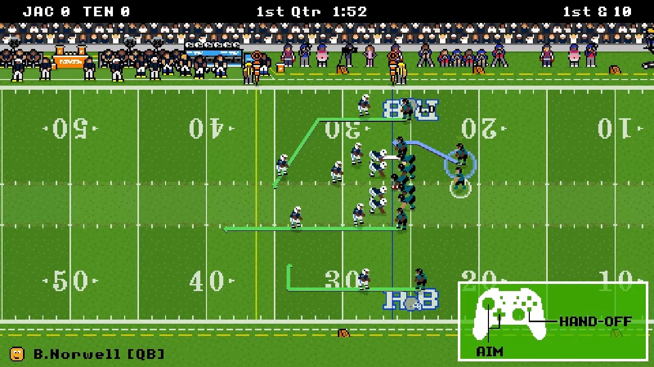 If you want an American Football game for Superbowl Sunday  you need to play Retro Bowl   out now on Switch - 40