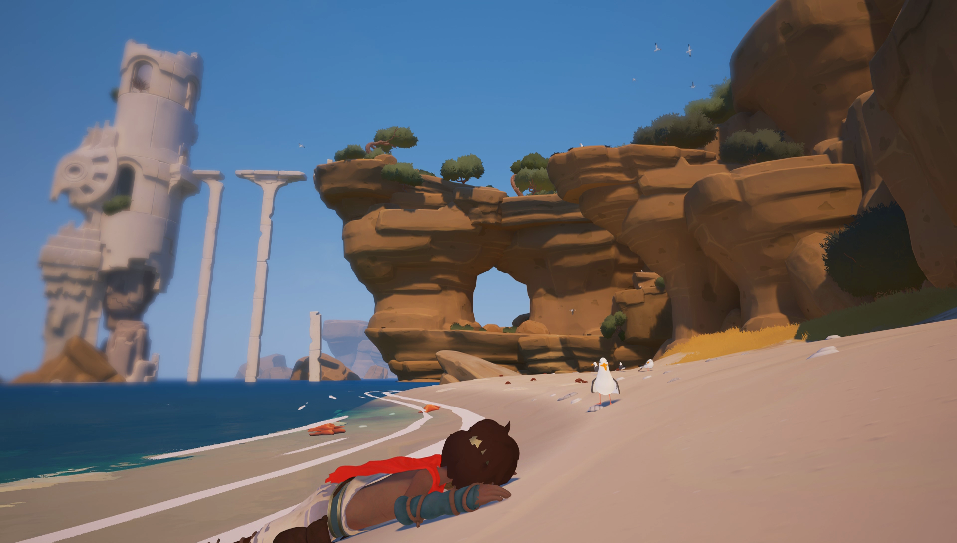 Image for Rime guide and walkthrough: the beach, the beacons and the fox