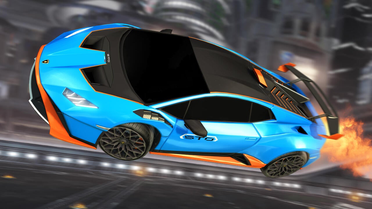 Image for Rocket League and Lamborghini team up to bring you the Huracan STO