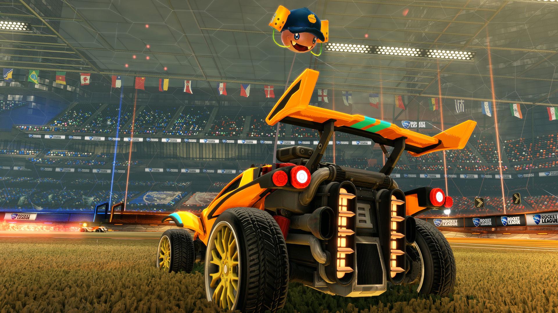 Image for Rocket League on Xbox One has Sunset Overdrive DLC