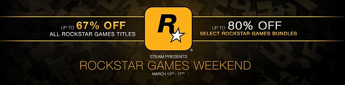 Image for Rockstar game titles are on sale this weekend through Steam