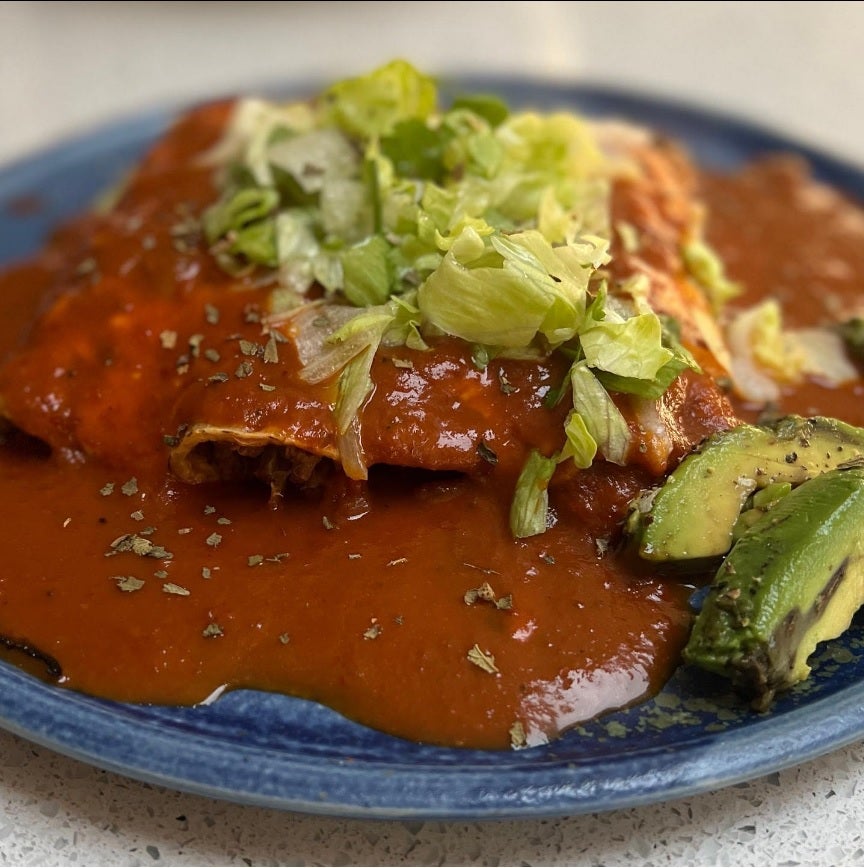 Some tasty enchiladas from Romero Food.