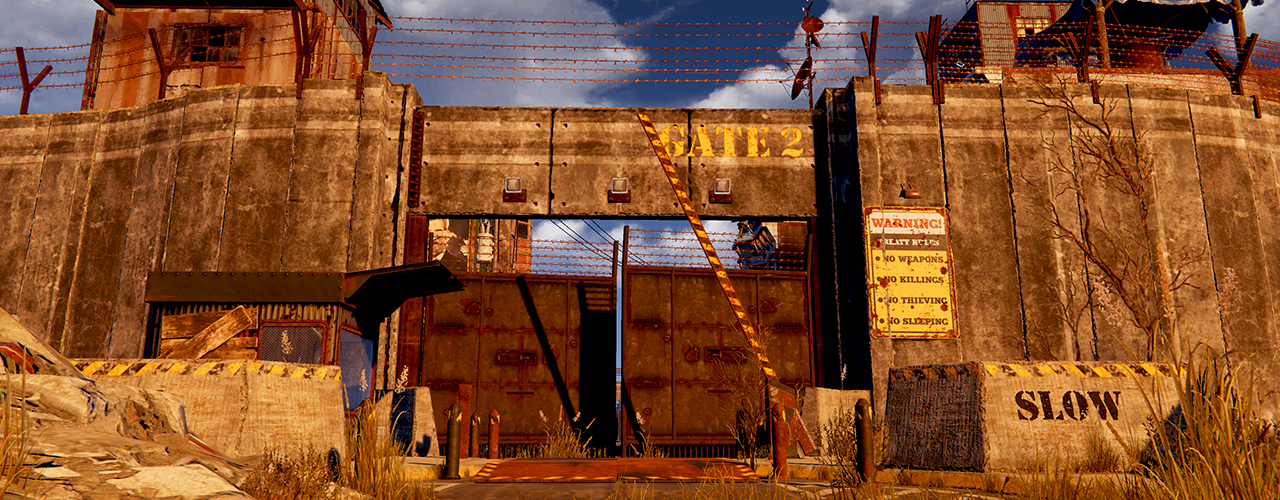 rust console edition demolishing walls armoured wall