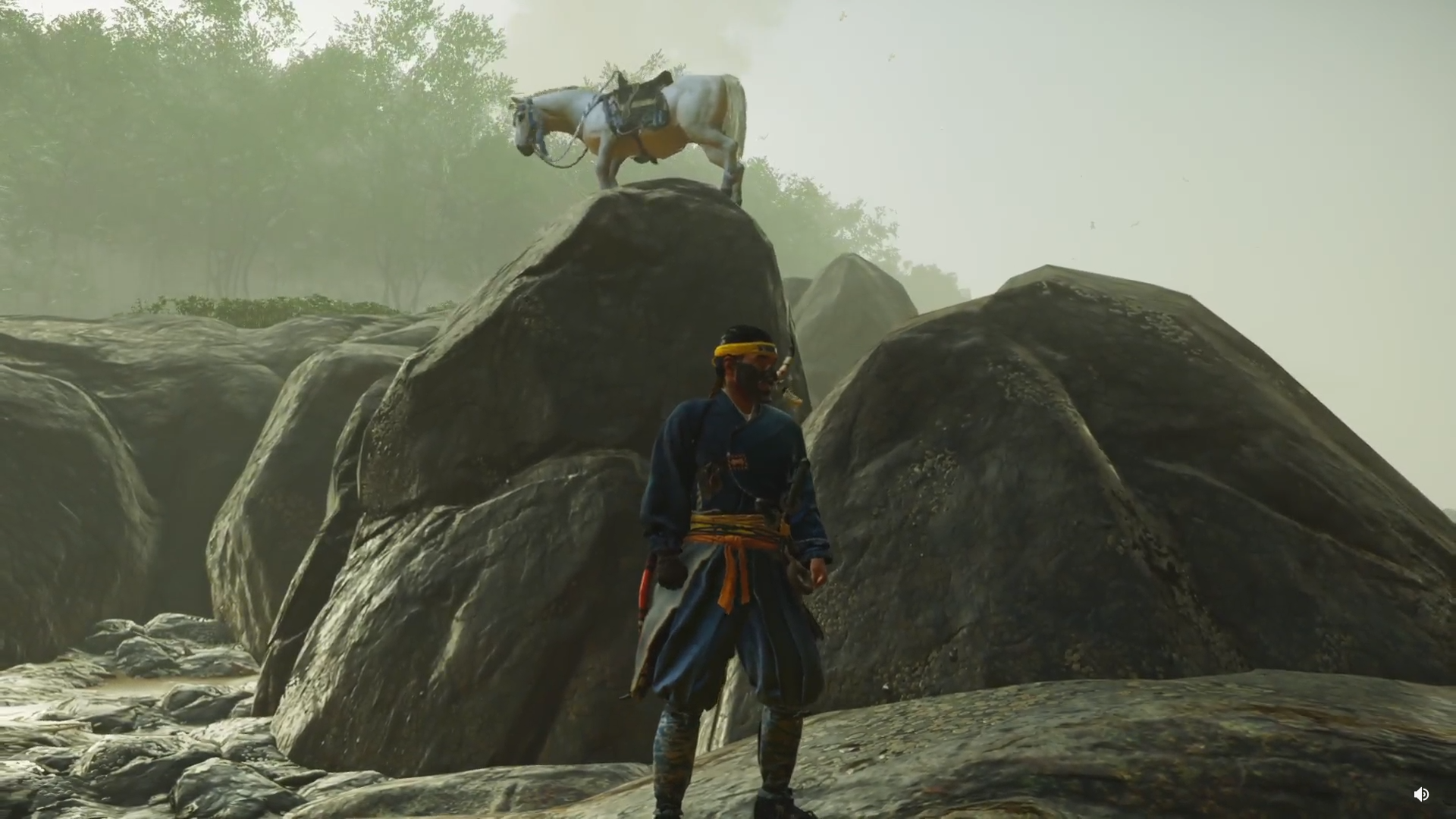 Image for I think the Ghost of Tsushima horse is Roach's brother
