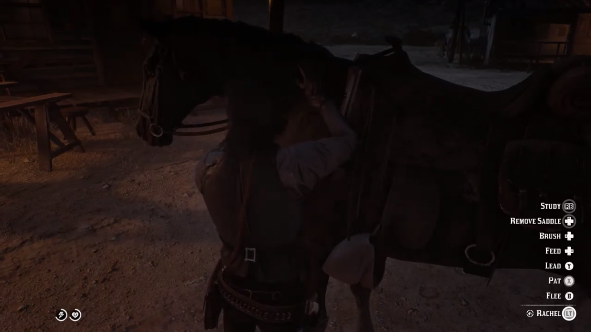 Image for Red Dead Redemption 2 player pets horse for a full hour